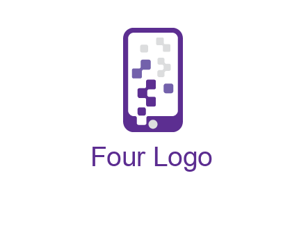 pixel mobile communication logo