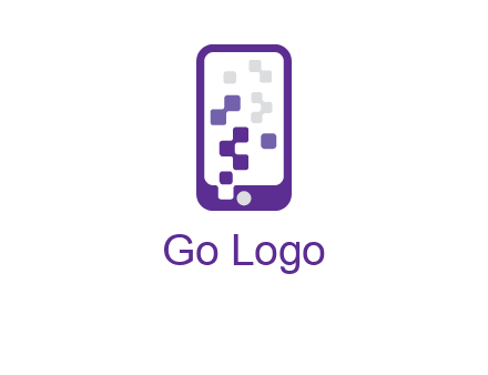 pixel mobile communication logo