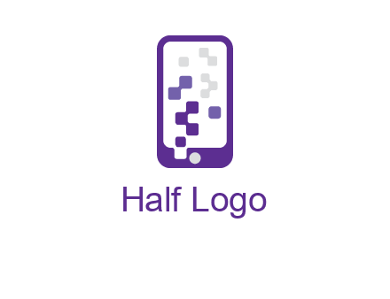pixel mobile communication logo