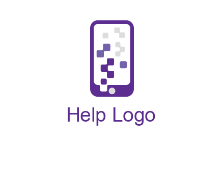 pixel mobile communication logo