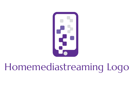 pixel mobile communication logo