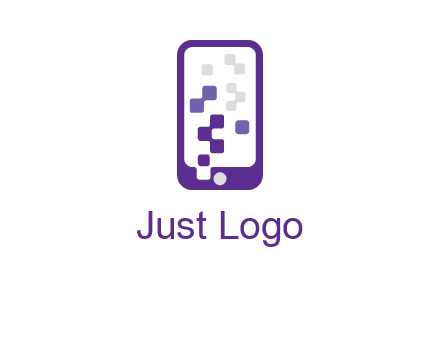 pixel mobile communication logo