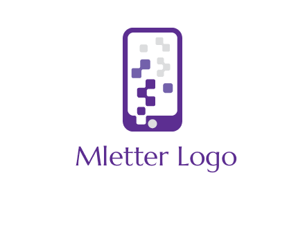 pixel mobile communication logo
