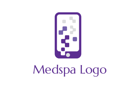 pixel mobile communication logo