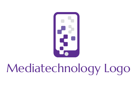 pixel mobile communication logo