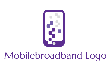 pixel mobile communication logo