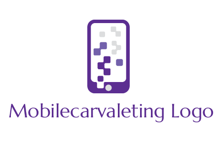 pixel mobile communication logo