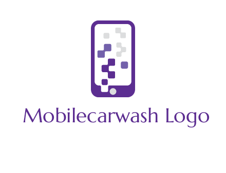 pixel mobile communication logo