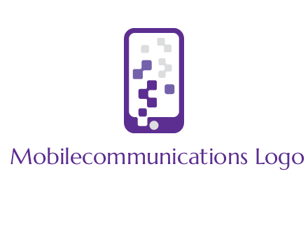 pixel mobile communication logo