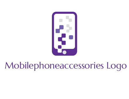 pixel mobile communication logo