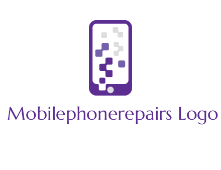 pixel mobile communication logo