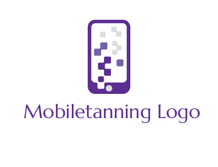 pixel mobile communication logo