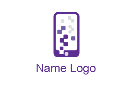 pixel mobile communication logo