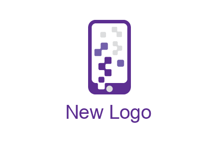 pixel mobile communication logo