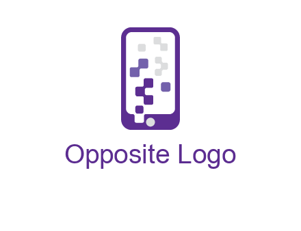pixel mobile communication logo