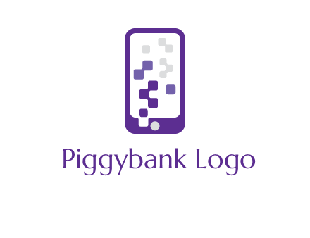 pixel mobile communication logo