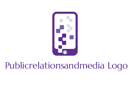 pixel mobile communication logo
