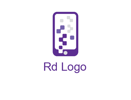 pixel mobile communication logo