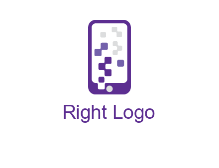 pixel mobile communication logo