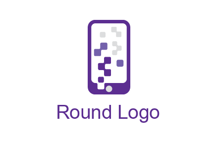pixel mobile communication logo