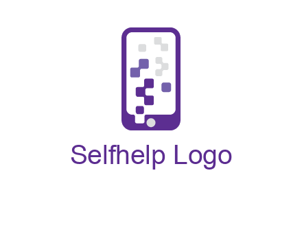 pixel mobile communication logo