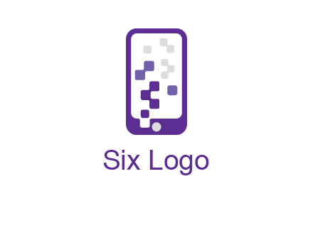 pixel mobile communication logo