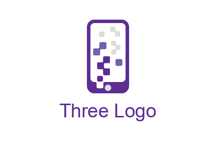 pixel mobile communication logo