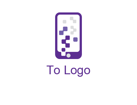 pixel mobile communication logo