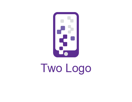 pixel mobile communication logo