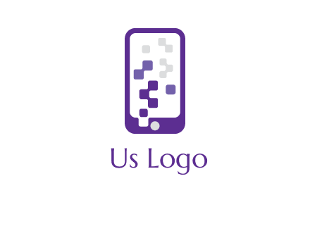 pixel mobile communication logo
