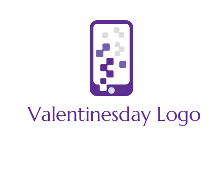 pixel mobile communication logo
