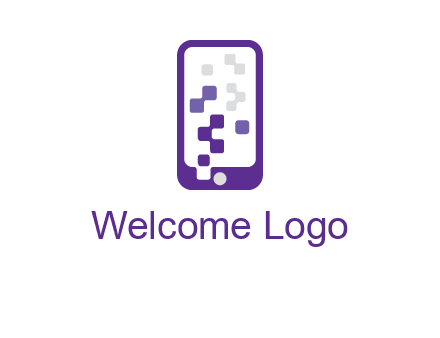 pixel mobile communication logo