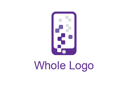 pixel mobile communication logo
