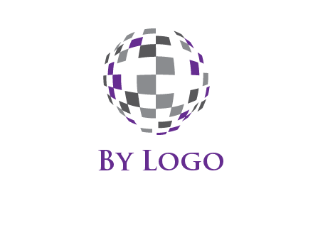 pixel globe information technology logo