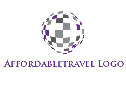 pixel globe information technology logo