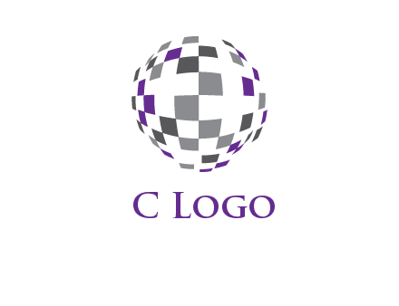 pixel globe information technology logo