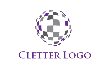pixel globe information technology logo