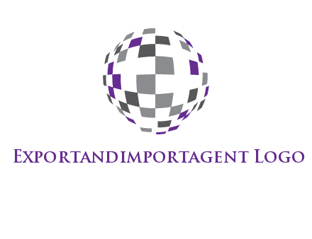 pixel globe information technology logo