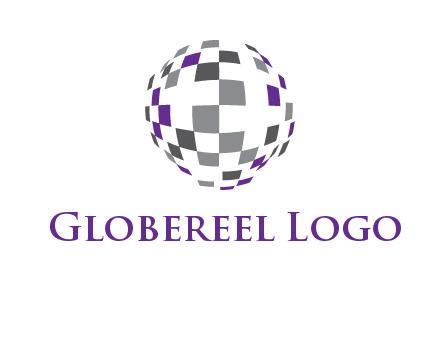 pixel globe information technology logo