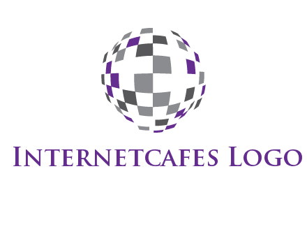 pixel globe information technology logo