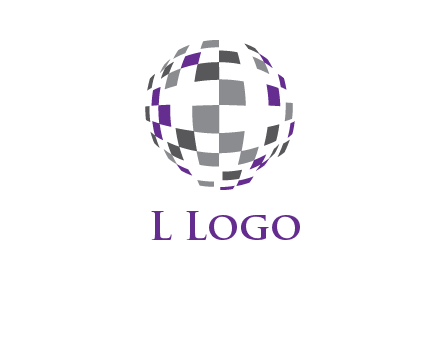 pixel globe information technology logo