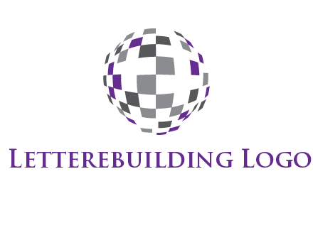 pixel globe information technology logo
