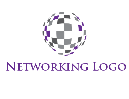 pixel globe information technology logo