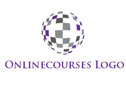 pixel globe information technology logo