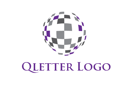 pixel globe information technology logo