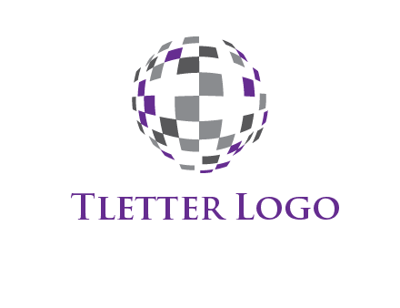 pixel globe information technology logo