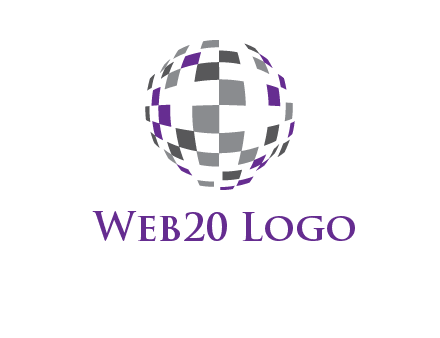 pixel globe information technology logo