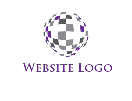 pixel globe information technology logo