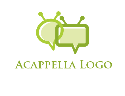 speech bubble media logo