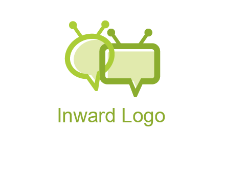speech bubble media logo